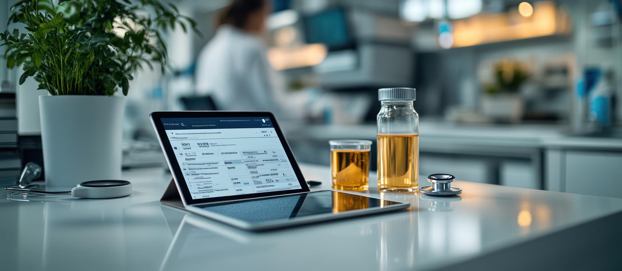 katalog dań i notatki techniczne obok laptopa